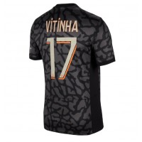 Pánský Fotbalový dres Paris Saint-Germain Vitinha Ferreira #17 2023-24 Třetí Krátký Rukáv
